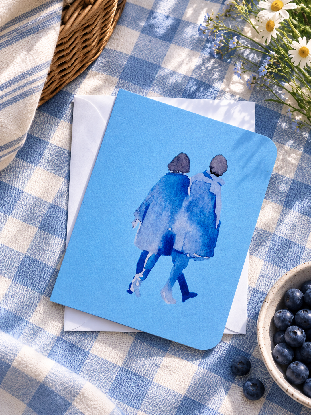 Blue couple