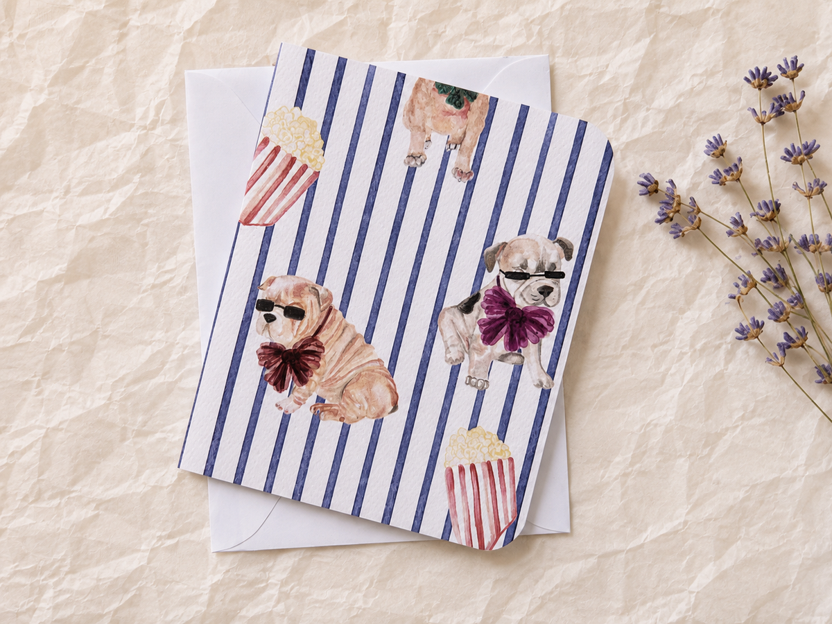 Cute dogs party