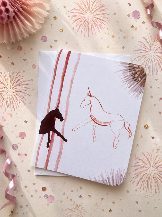 Cheval feux d’artifice