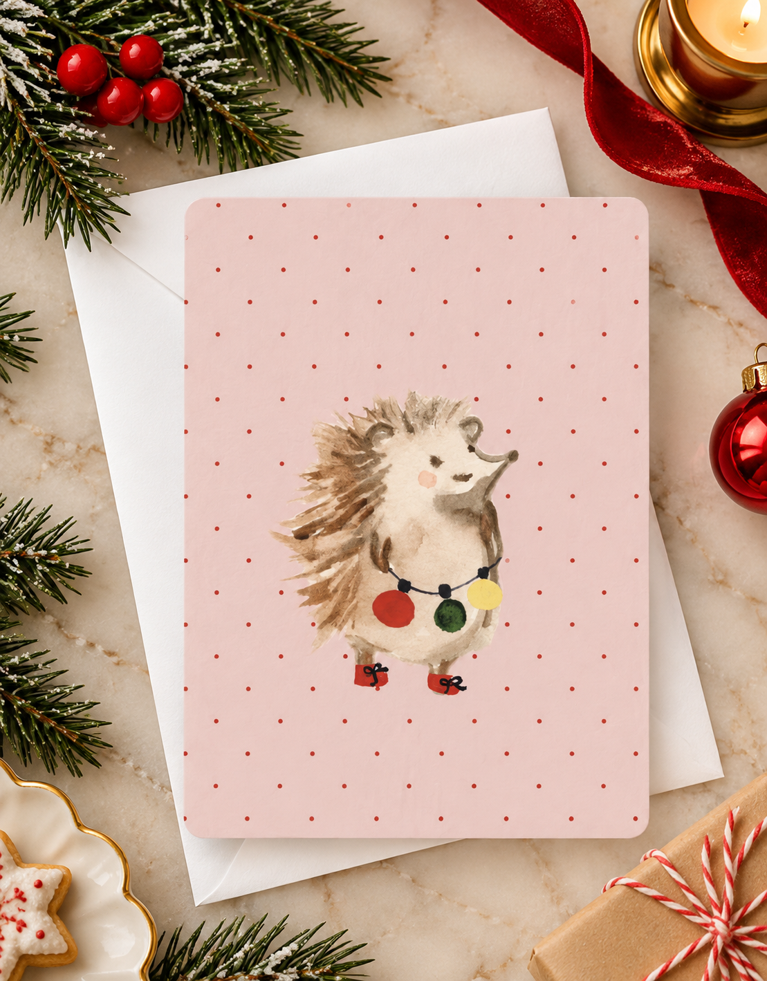 Le hérisson de Noël 🦔